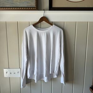 CALIA by Carrie Underwood White Long-Sleeve Crewneck Athletic Shirt, Size XL